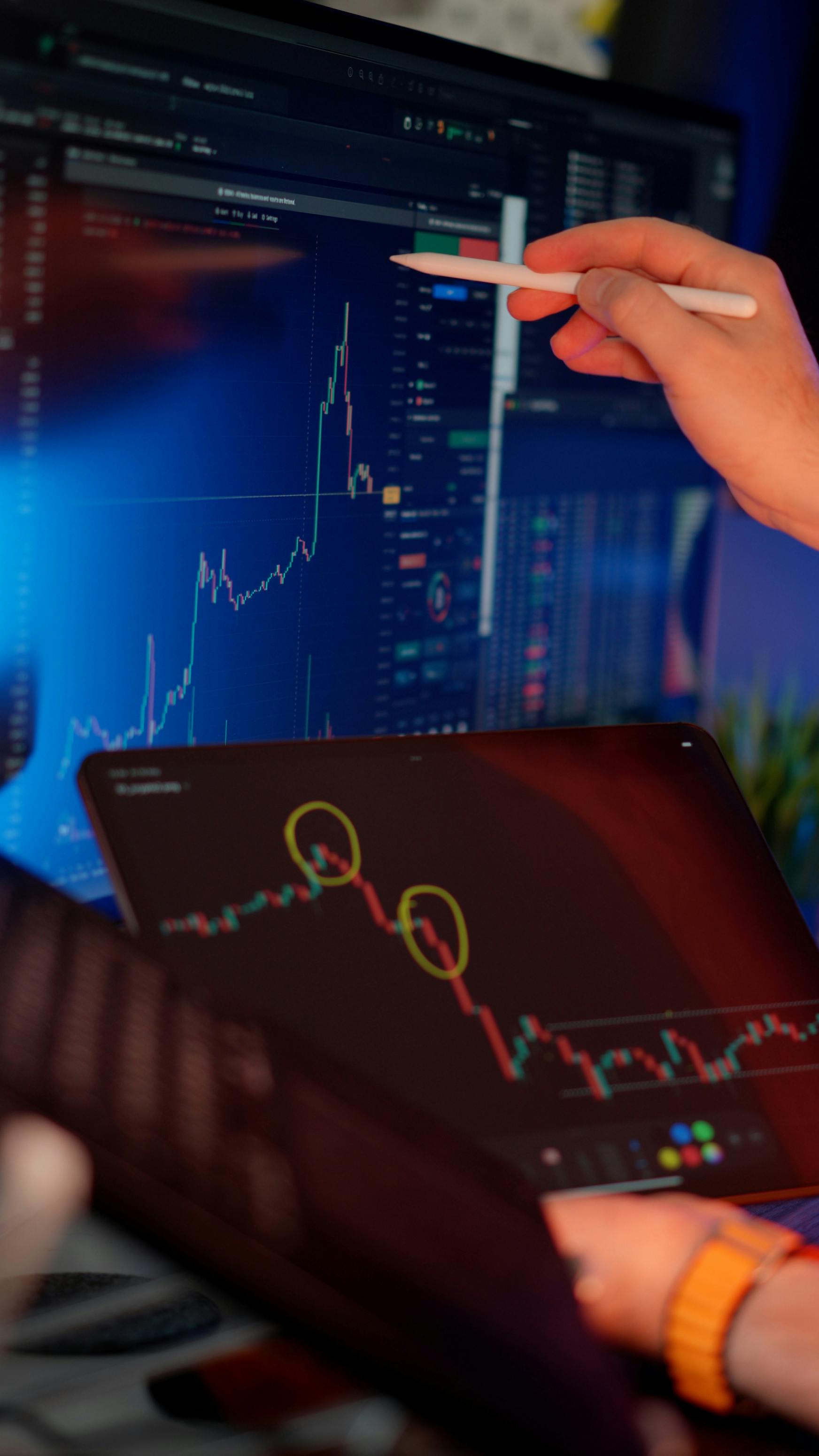 Risk analyst reviewing transaction controls